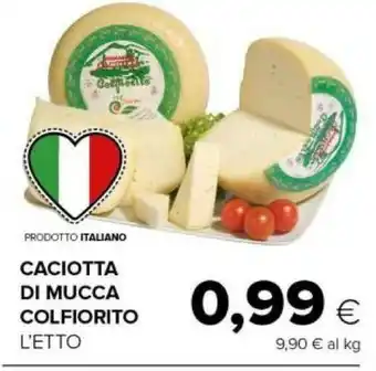 Tigre Colfiorito Caciotta Di Mucca offerta