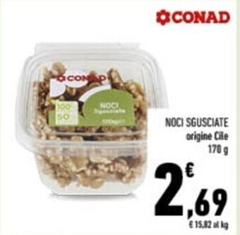 Conad City NOCI SGUSCIATE origine Cile 170 g offerta