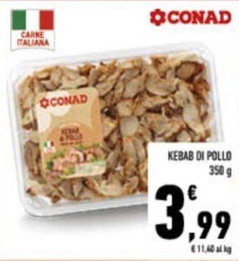 Conad City KEBAB DI POLLO 350 g offerta