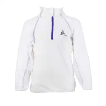 Felpa bambina con mezza zip in micropile peak mountain gafine