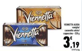 VIENNETTA ALGIDA vaniglia/ caramello salato cappuccino - 320 g