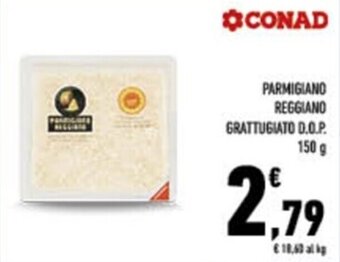 Conad City PARMIGIANO REGGIANO GRATTUGIATO D.O.P. 150 g offerta