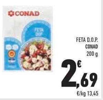 Conad FETA D.O.P. CONAD 200 g offerta