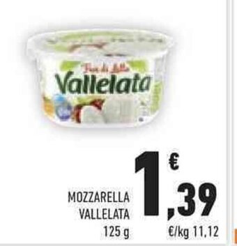 Conad MOZZARELLA Vallelata 125 g offerta
