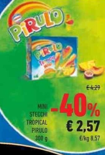 MINI STECCHI TROPICAL PIRULO 300 g