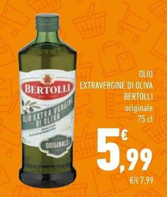 Conad OLIO BERTOLLI EXTRAVERGINE DI OLIVA BERTOLLI 75 cl offerta