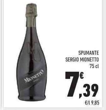 Conad SPUMANTE SERGIO MIONETTO 75 cl offerta