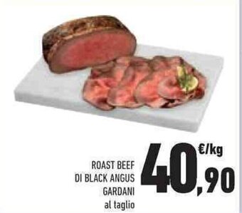 Conad ROAST BEEF DI BLACK ANGUS GARDANI al taglio offerta