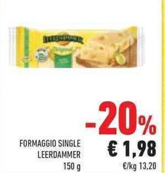 Conad FORMAGGIO SINGLE LEERDAMMER 150 g offerta