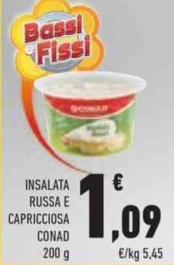 Conad INSALATA RUSSA E CAPRICCIOSA CONAD 200 g offerta