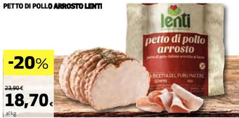 PETTO DI POLLO ARROSTO LENTI