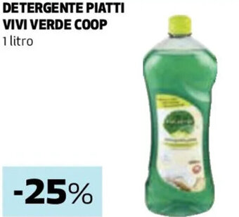 Coop DETERGENTE PIATTI VIVI VERDE COOP 1 litro offerta