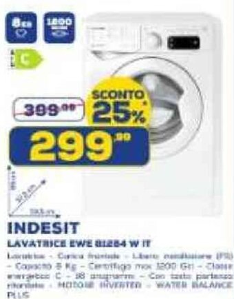 Euronics INDESIT Lavatrice offerta
