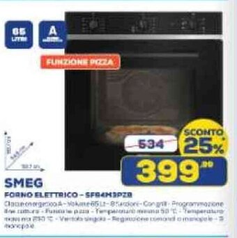 Euronics Smeg Forno Elettrico offerta