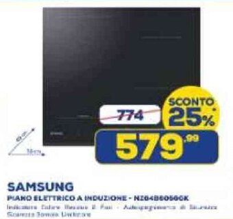 Euronics Samsung Piano Elettrico a induzione offerta