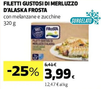Coop FILETTI GUSTOSI DI MERLUZZO D'ALASKA FROSTA 320 g offerta