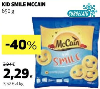 Coop KID SMILE MCCAIN 650 g offerta