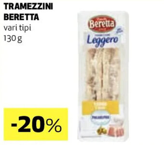 Coop TRAMEZZINI BERETTA vari tipi 130 g offerta