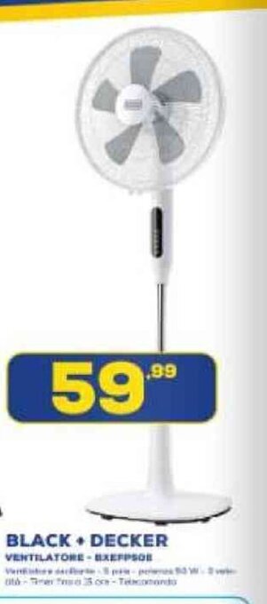 Euronics BLACK+DECKER VENTILATORE-EXEFPSOE offerta