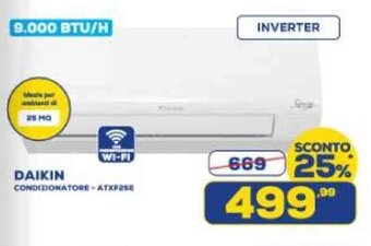 Euronics DAIKIN CONDIZIONATORE - ATXFZSE offerta