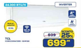 Euronics TCL CONDIZIONATORE - SEAFISO offerta
