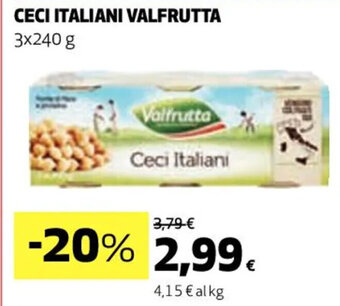 Coop CECI ITALIANI VALFRUTTA 3x240 g offerta