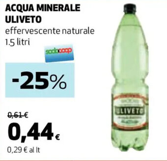 ACQUA MINERALE ULIVETO 1,5 litri