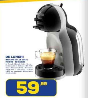Euronics DE LONGHI NESCAFÉ DOLCE GUSTO MINI ME-EDGISE.NG offerta