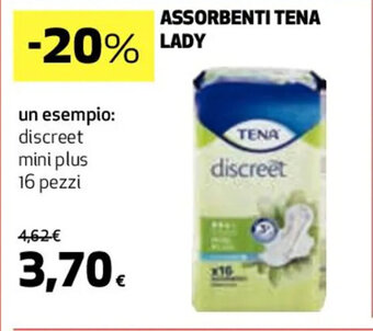 Coop ASSORBENTI TENA LADY 16 pezzi offerta
