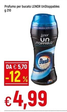 Famila Lenor profumo per bucato unstoppables g 210 offerta