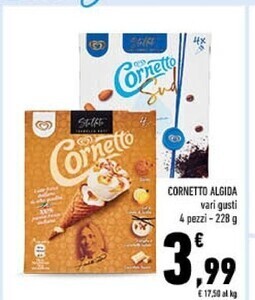 Conad Algida cornetto offerta