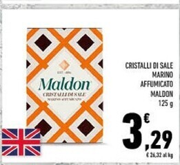 Conad Maldon - cristalli di sale marino affumicato offerta