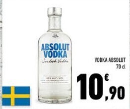 Conad Absolut vodka offerta