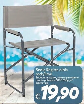 Iper Super Conveniente Sedia regista olbia rock / lime offerta