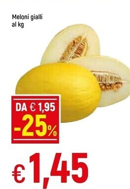 Famila Meloni gialli offerta