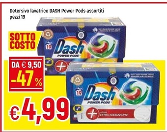 Famila Dash detersivo lavatrice power offerta