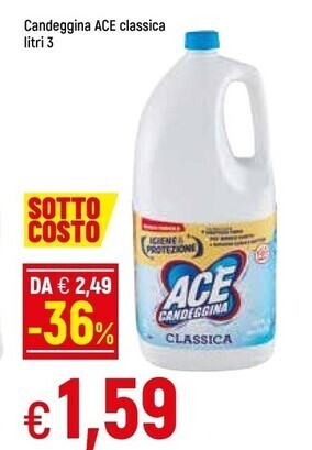 Famila Ace candeggina classica offerta