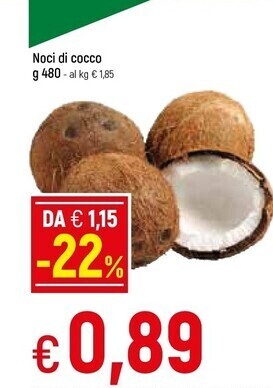 Famila Noci di cocco offerta