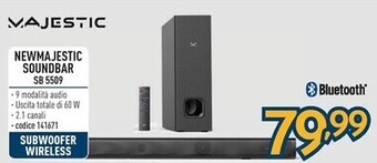 Majestic soundbar sb 5509