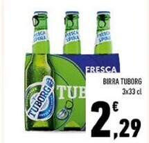 Conad Tuborg birra offerta