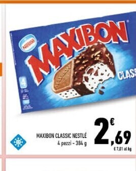 Conad Nestlè maxibon classic offerta