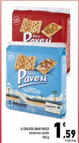 Conad Pavesi il cracker gran offerta