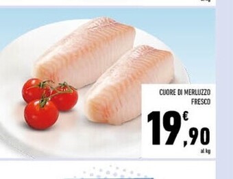 Conad Cuore di merluzzo fresco offerta