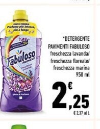 Conad Fabuloso detergente pavimenti offerta
