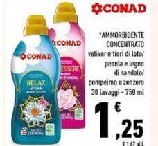Conad Conad ammorbidente concentrato offerta