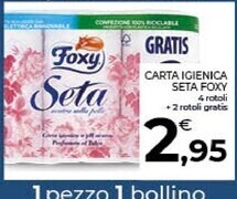 Conad Foxy carta igienica seta offerta