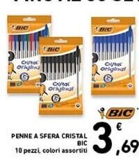 Conad Bic penne a sfera cristal offerta