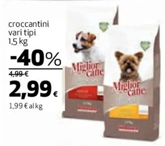 Coop croccantini vari tipi 1,5 kg offerta