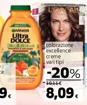 Coop colorazione excellence creme vari tipi offerta