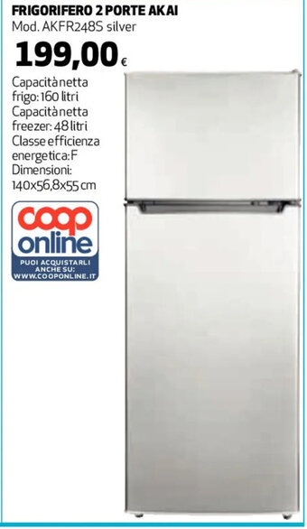 Coop FRIGORIFERO 2 PORTE AKAI offerta